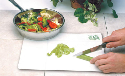 Icon Cut N Slice Flexible Cutting Boards, 11.5in/29cm x 15in/38cm, White, Set of 3