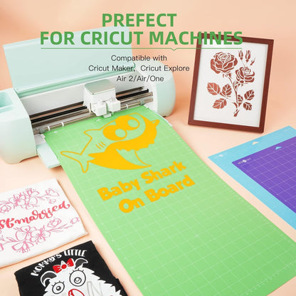 Cutting Mats 12"x12", 6 Pcs, Compatible with Cricut Maker/Explore