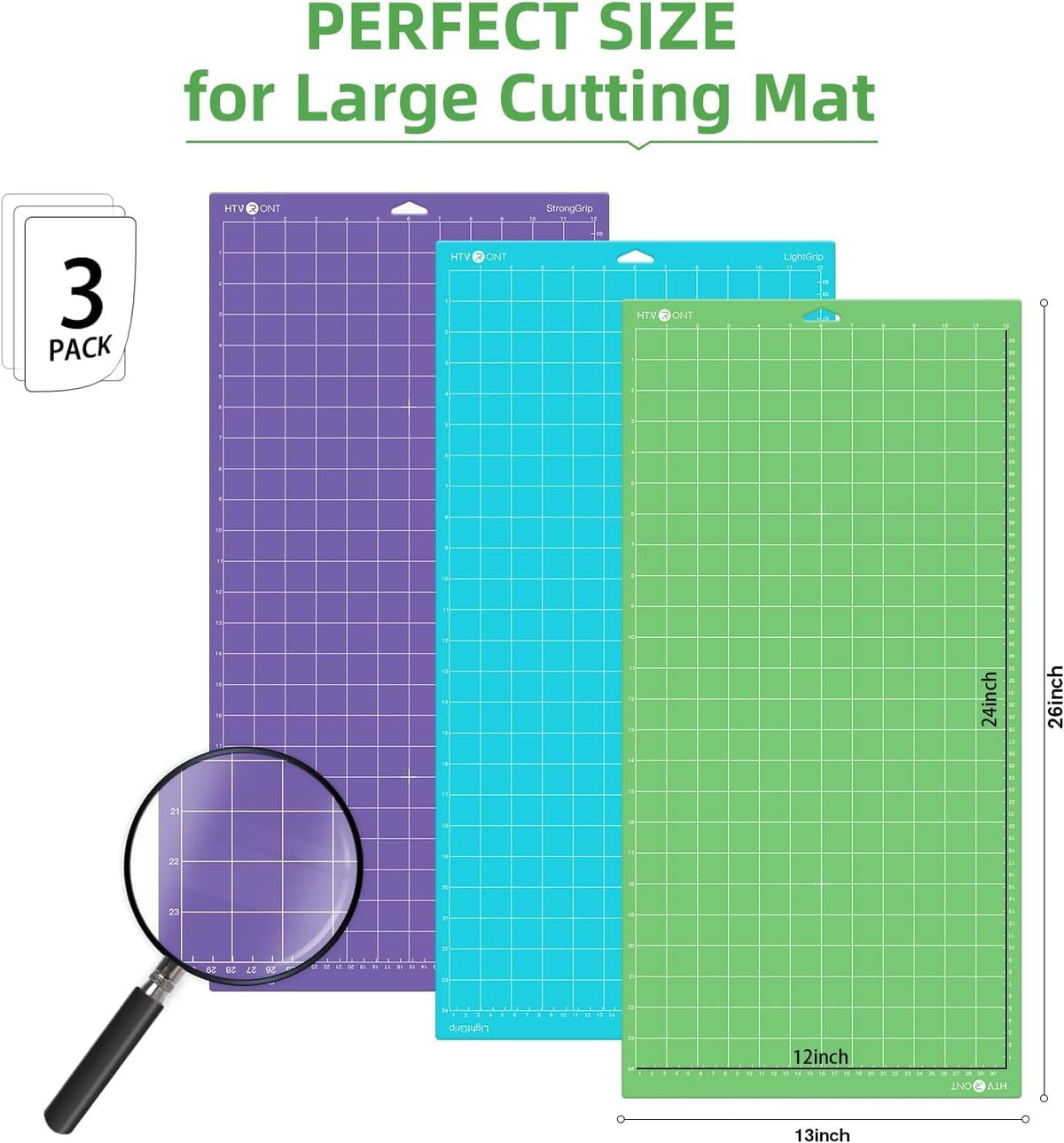 Cutting Mats 12"x12", 6 Pcs, Compatible with Cricut Maker/Explore
