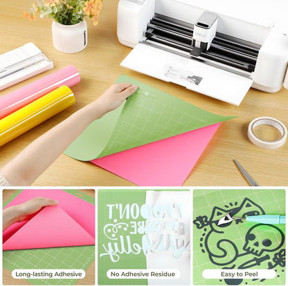 Cutting Mats 12"x12", 6 Pcs, Compatible with Cricut Maker/Explore