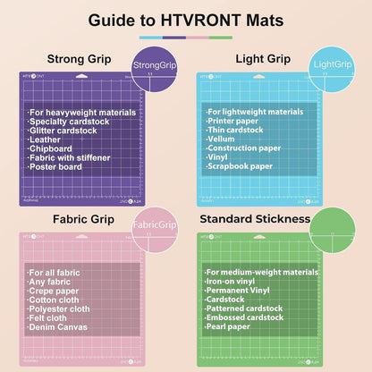 Cutting Mats 12"x12", 6 Pcs, Compatible with Cricut Maker/Explore