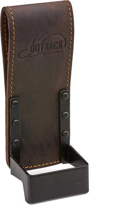 Leather Tool Holsters & Pouches – Hammer, Tape Measure, Utility & Roofer’s Knife Holders – Durable Oil-Tanned Leather for 2" Tool Belts