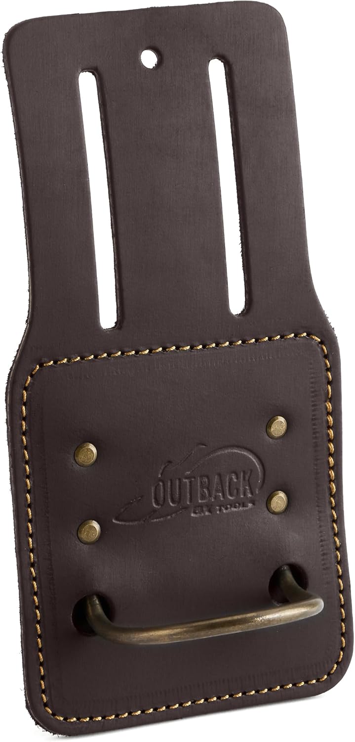 Leather Tool Holsters & Pouches – Hammer, Tape Measure, Utility & Roofer’s Knife Holders – Durable Oil-Tanned Leather for 2" Tool Belts