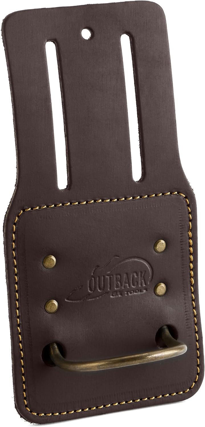 Leather Tool Holsters & Pouches – Hammer, Tape Measure, Utility & Roofer’s Knife Holders – Durable Oil-Tanned Leather for 2" Tool Belts