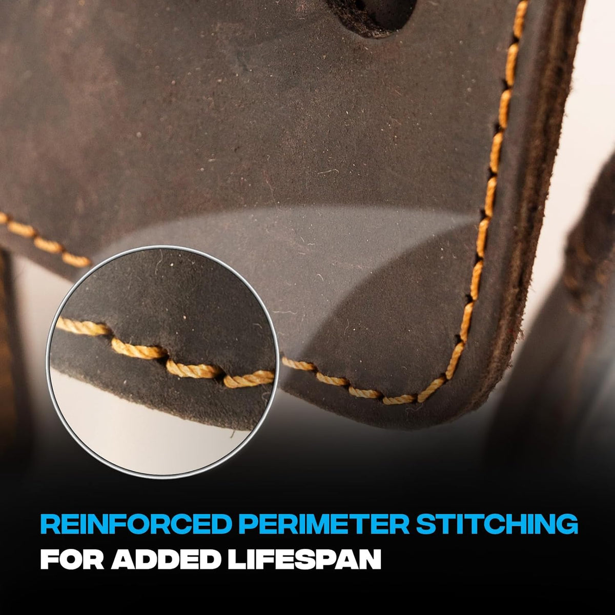 Leather Tool Holsters & Pouches – Hammer, Tape Measure, Utility & Roofer’s Knife Holders – Durable Oil-Tanned Leather for 2" Tool Belts
