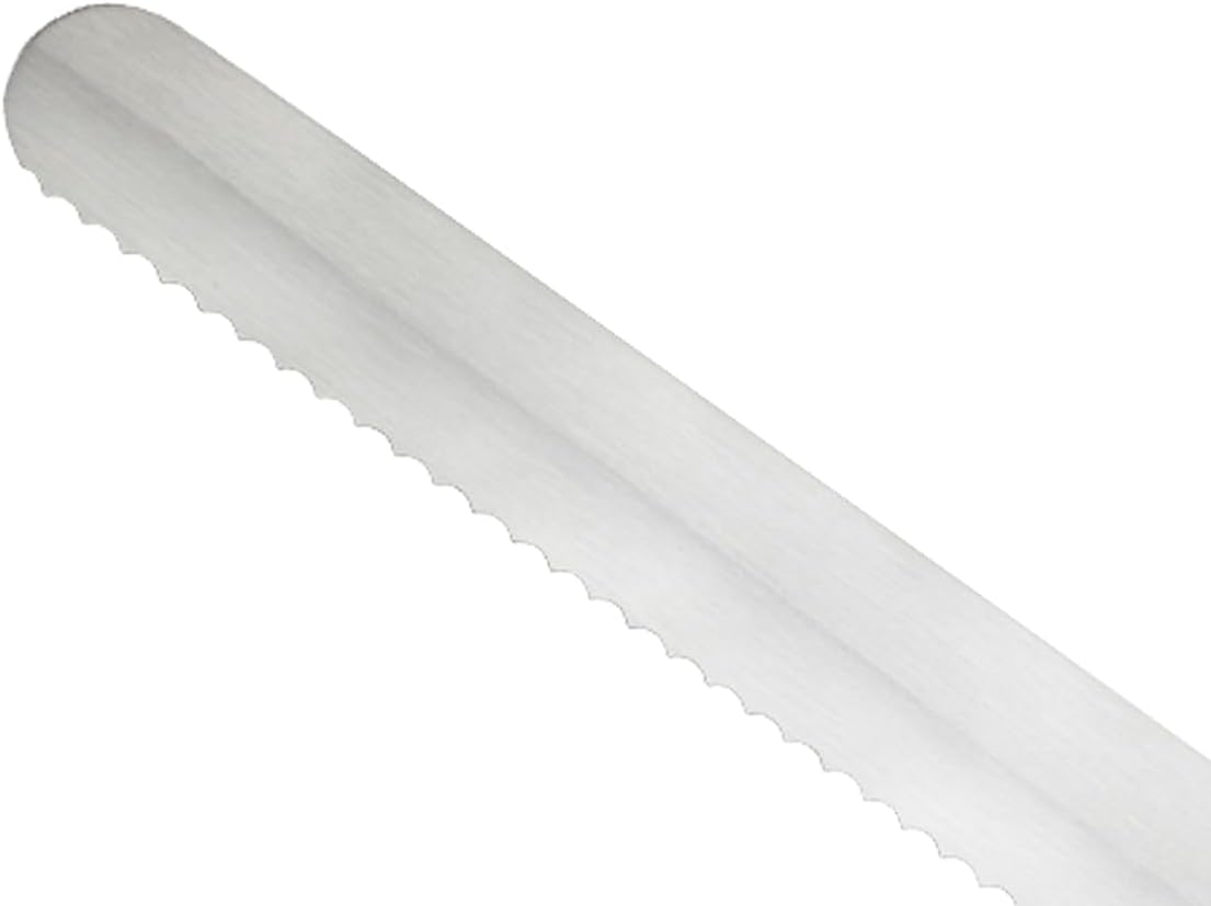 Ultimate White, 11 Inch Slicer Wavy Edge