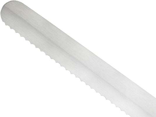 Ultimate White, 11 Inch Slicer Wavy Edge