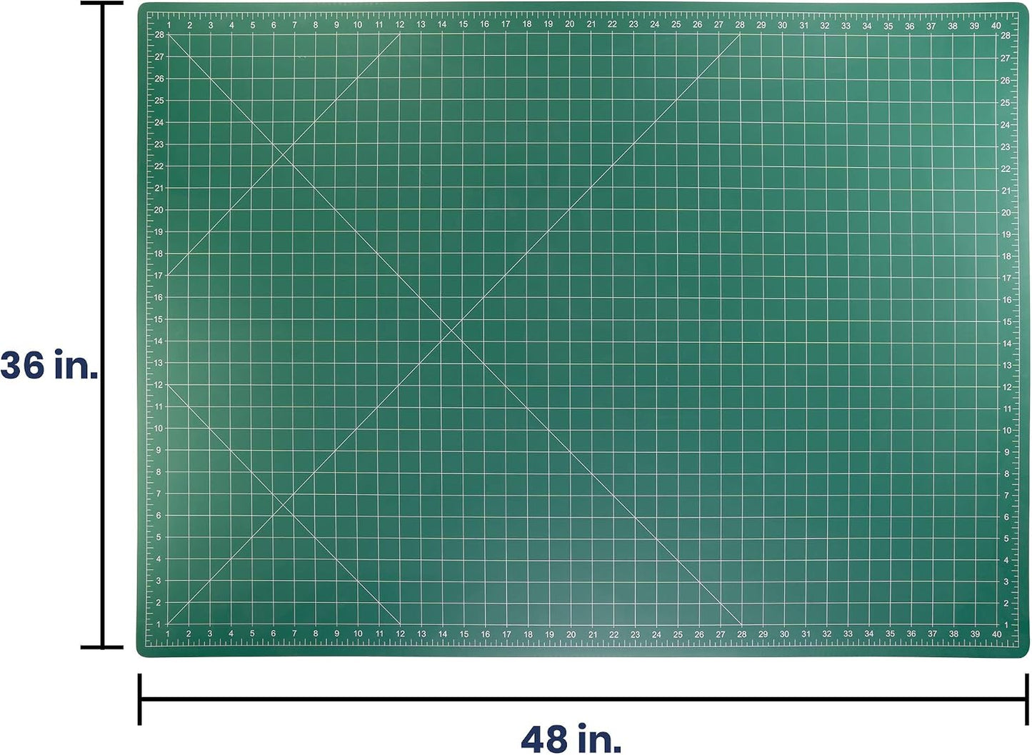 Double Sided Self Healing Cutting Mat - Thick and Durable Vinyl Rotary Cutting Mat for Sewing & Scrapbook Paper Cutting Mat (09"x 12")