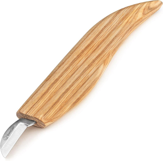 Chip Carving Knife C6 1" - Wood Carving Tools for Beginners and Kids - Small Whittling Knife for Detail