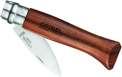 No.09 Stainless Steel Folding Oyster & Shellfish Knife with Padouk Handle
