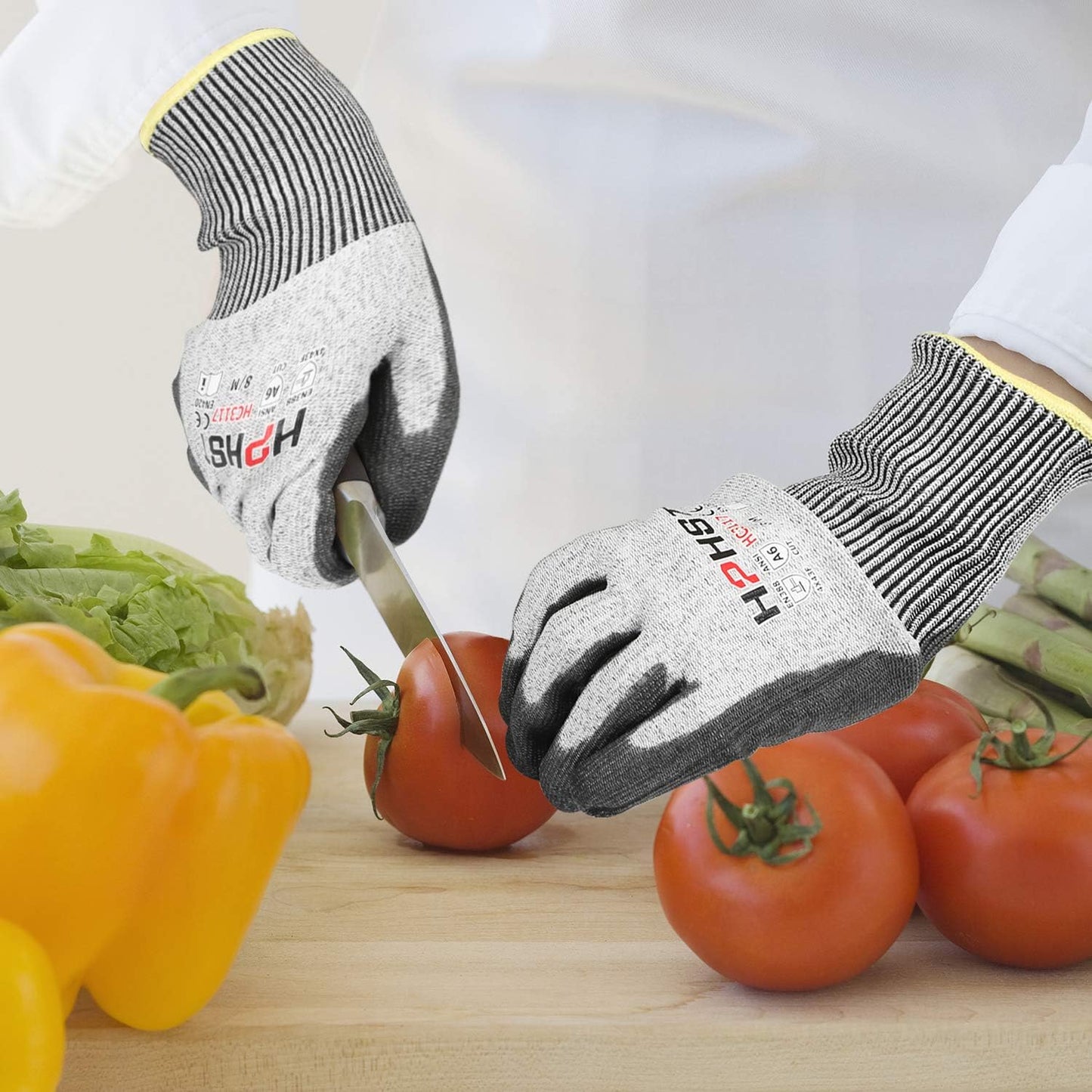 Cut Resistant Gloves Level A6 Cut Proof Work Gloves Smart Touch