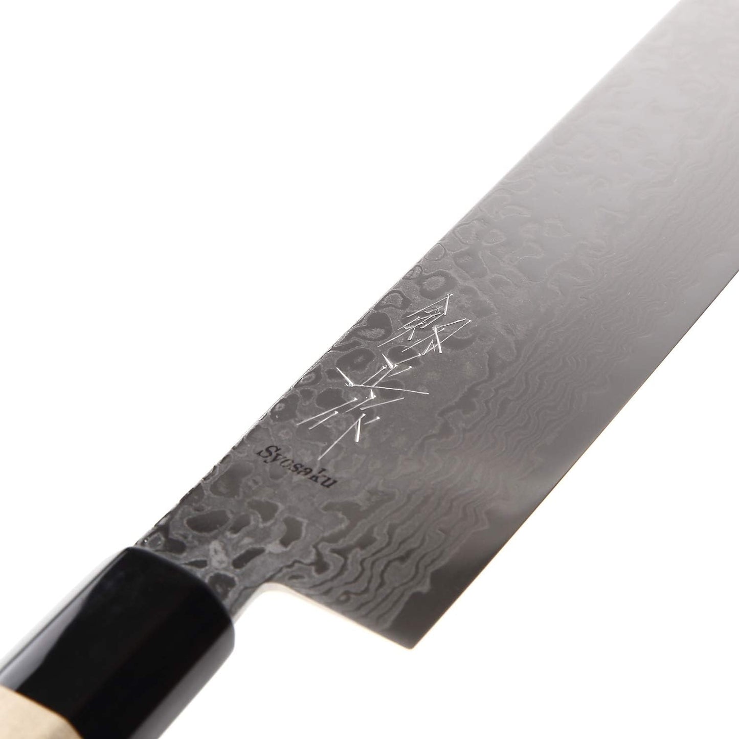 Japanese Chef Knife Damascus ZA18 69 Layer Octagonal Walnut Handle, Gyuto 8.3-inch (210mm)