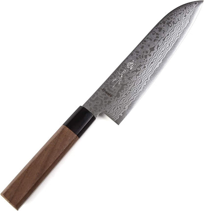 Japanese Chef Knife Damascus ZA18 69 Layer Octagonal Walnut Handle, Gyuto 8.3-inch (210mm)