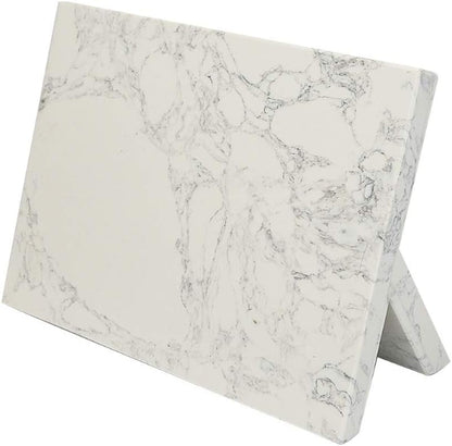 FABAX Knife Block Nordic Creativity Marble Magnetic Knife Holder Stand Knife Block Knife Rack Bar Home Kitchen Knives Accessories Kitchen Knife Holder (Color : White)