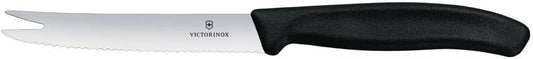 Swiss Classic Cheese and Sausage Paring Knife, 4.3 inches, Black (6.7863)
