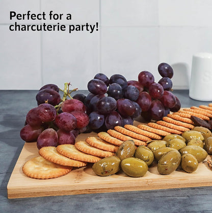 Set Of 18 Bulk Cutting Boards 12" x 9" x 0.35" - Premium Bamboo Wood Boards For Wholesale, Engraving, Kitchen And Dinning Copping Board, Sturdy & Easy To Maintain