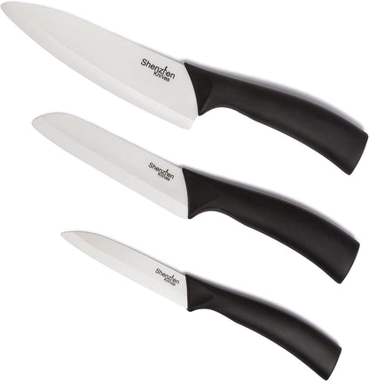 6 Inch Ceramic Vegetable Cleaver – Nakiri Knife | White Ceramic Nakiri Blade, Japanese-Style Vegetable Cleaver, Lightweight, For Precision Vegetable Slicing
