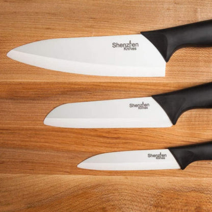 6 Inch Ceramic Vegetable Cleaver – Nakiri Knife | White Ceramic Nakiri Blade, Japanese-Style Vegetable Cleaver, Lightweight, For Precision Vegetable Slicing