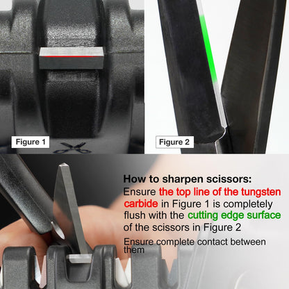 104N 5-in-1 Professional Knife & Scissors Sharpener | Straight & Serrated Blades, Repairs & Hones, Euro/American & Asian Knives, Fast Scissor Sharpening Gifts for Home Cooks