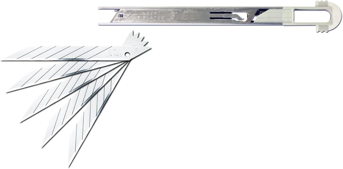 Multi-Blade Cartridge Knife, ABS Grip, 30-Degree Blades (A-553P)