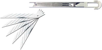 Multi-Blade Cartridge Knife, ABS Grip, 30-Degree Blades (A-553P)