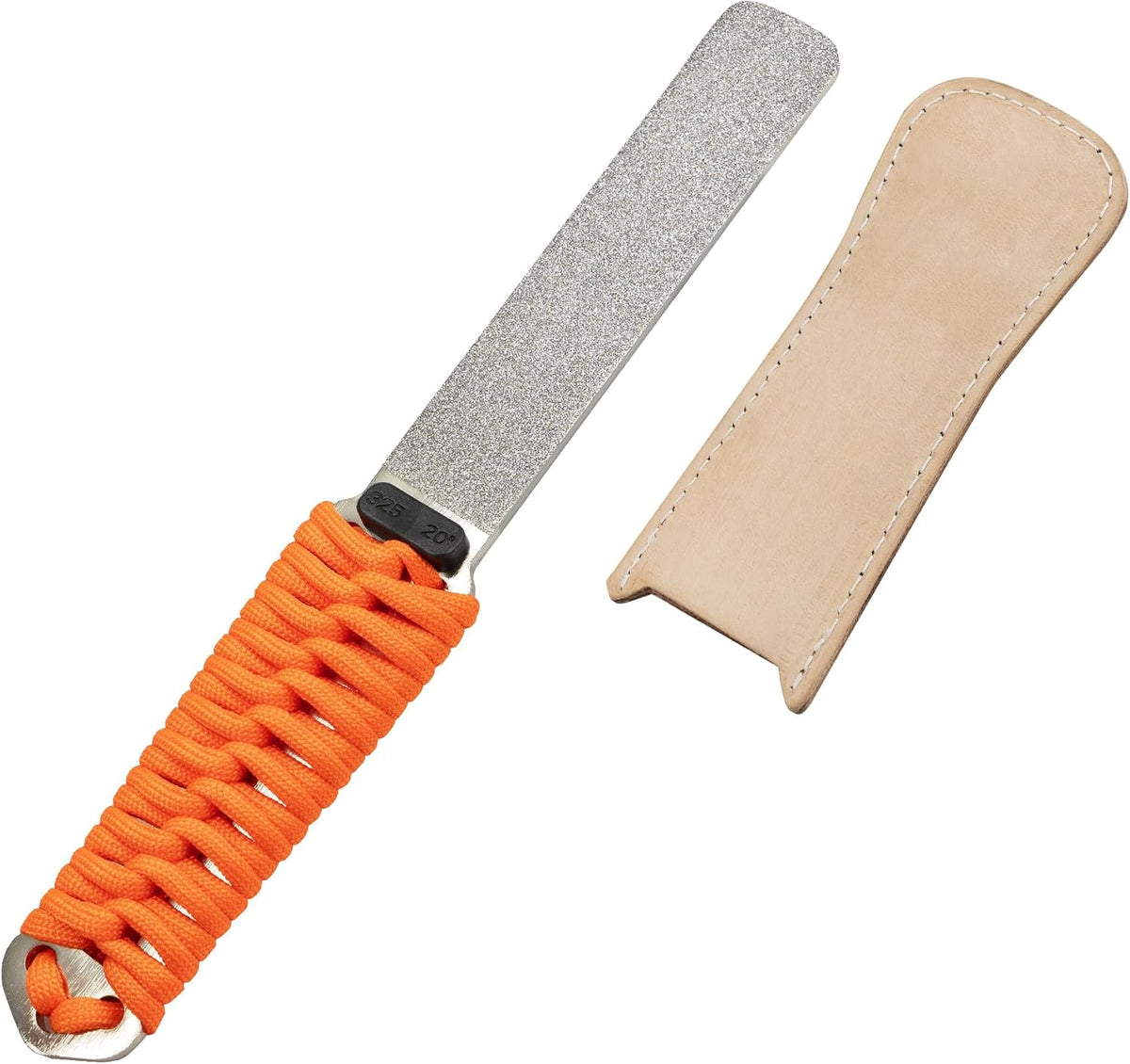 121N Dual-Grit Diamond Sharpening Stone Garden Tool File | Coarse 325 / Extra Fine 1200 Grit, Knife Sharpener For Lawn Mower Blade, Axe, Hatchet, Hedge Shears, Chisels, Drills