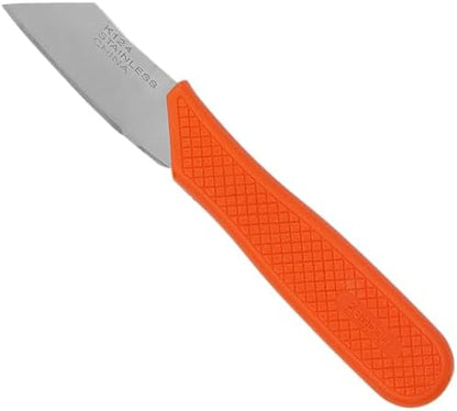 K123 Food Processing Knife, Seed Potato, 3.75-Inch Stainless Steel Blade, Orange