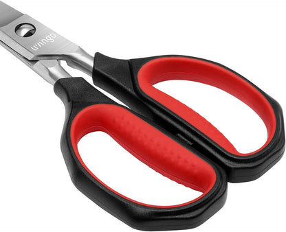 9" Sharp Kitchen Scissors for Food Titanium Coated Stainless Steel