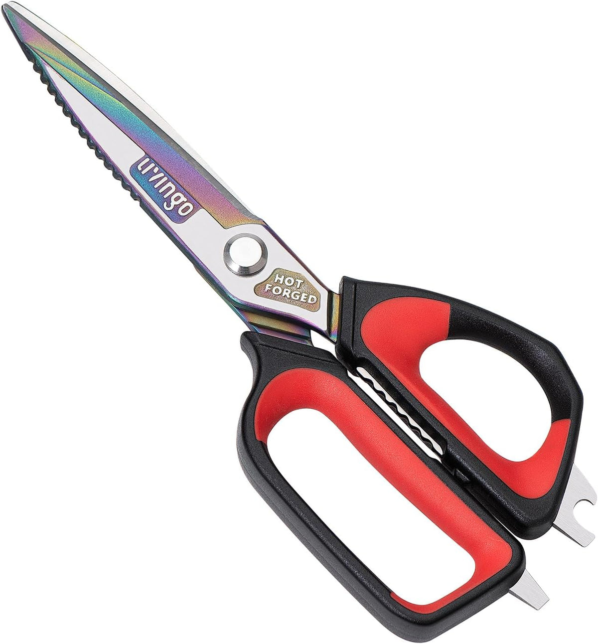 9" Sharp Kitchen Scissors for Food Titanium Coated Stainless Steel