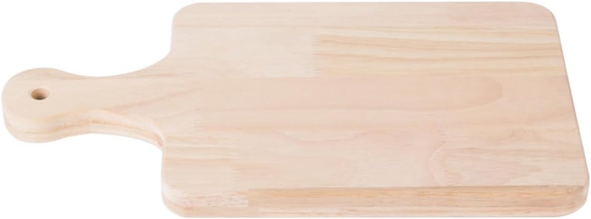 4-Pack 13.5"x 7.5" Wood Serving Boards Set | Unfinished Wood Crafts with Handle | Wooden Cutting Boards Bulk for Charcuterie,Cheese,Meat,Bread,Vegetabes & Fruits