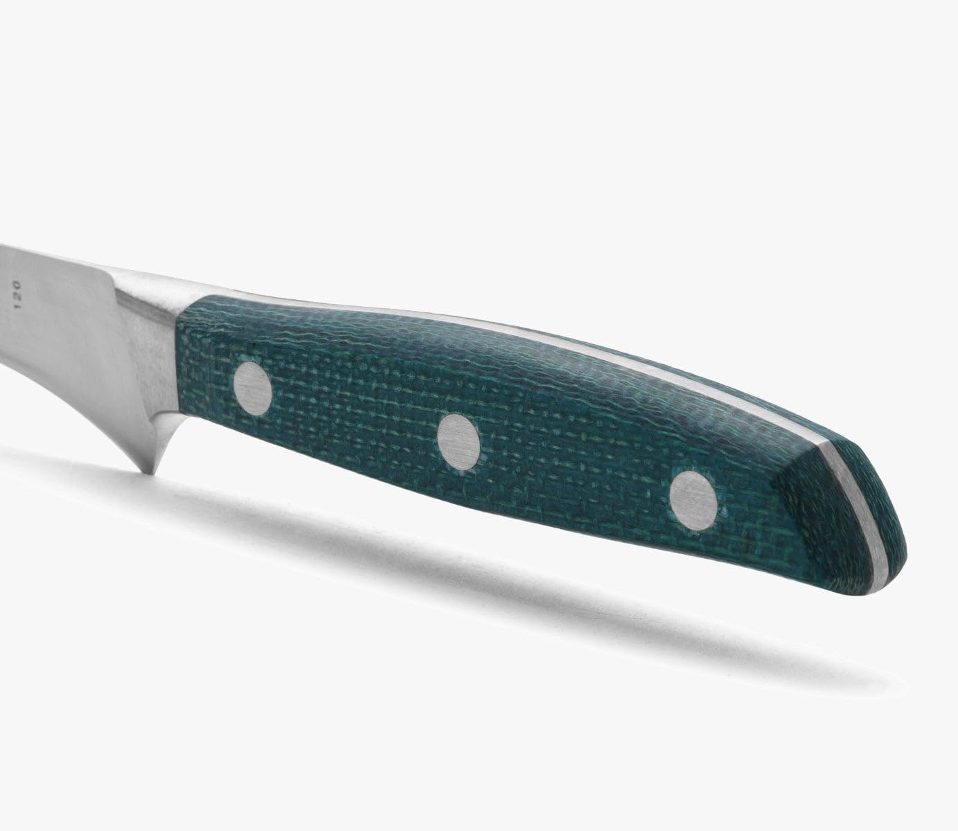 Forged Boning Knife in Nitrum Stainless Steel, Professional 6 Inch Butcher Knife for Removing Meat from Bones, Ergonomic Blue Handle, Brooklyn Series