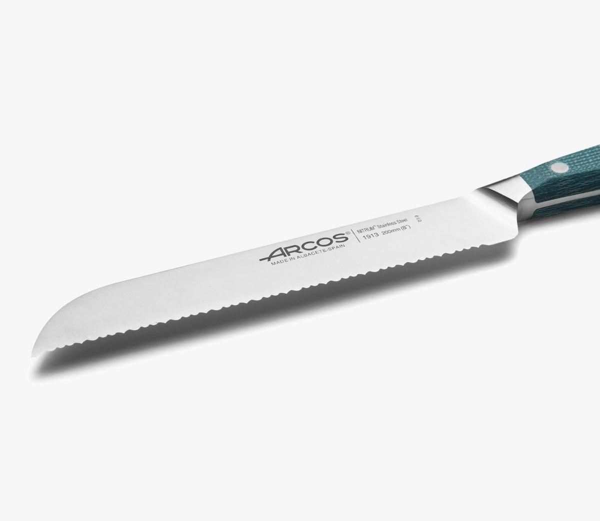 Forged Boning Knife in Nitrum Stainless Steel, Professional 6 Inch Butcher Knife for Removing Meat from Bones, Ergonomic Blue Handle, Brooklyn Series