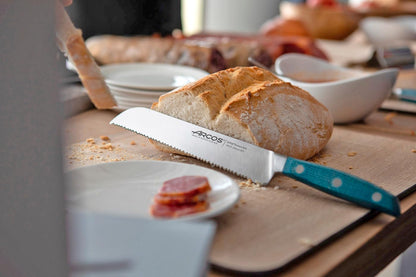Forged Boning Knife in Nitrum Stainless Steel, Professional 6 Inch Butcher Knife for Removing Meat from Bones, Ergonomic Blue Handle, Brooklyn Series