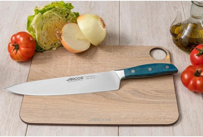 Forged Boning Knife in Nitrum Stainless Steel, Professional 6 Inch Butcher Knife for Removing Meat from Bones, Ergonomic Blue Handle, Brooklyn Series
