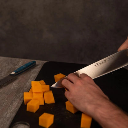 Forged Boning Knife in Nitrum Stainless Steel, Professional 6 Inch Butcher Knife for Removing Meat from Bones, Ergonomic Blue Handle, Brooklyn Series