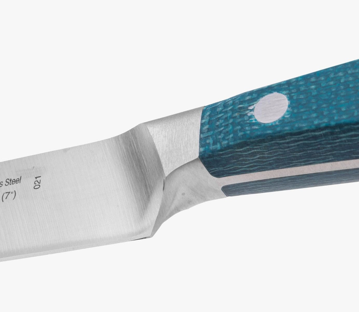 Forged Boning Knife in Nitrum Stainless Steel, Professional 6 Inch Butcher Knife for Removing Meat from Bones, Ergonomic Blue Handle, Brooklyn Series