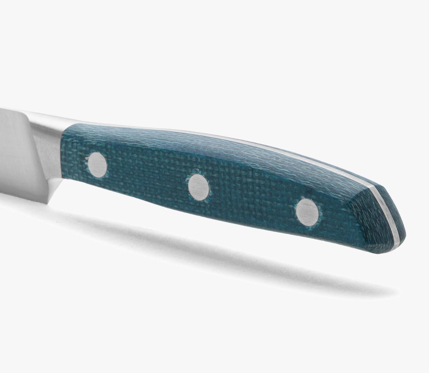 Forged Boning Knife in Nitrum Stainless Steel, Professional 6 Inch Butcher Knife for Removing Meat from Bones, Ergonomic Blue Handle, Brooklyn Series