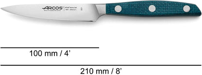 Forged Boning Knife in Nitrum Stainless Steel, Professional 6 Inch Butcher Knife for Removing Meat from Bones, Ergonomic Blue Handle, Brooklyn Series