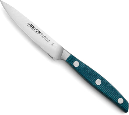 Forged Boning Knife in Nitrum Stainless Steel, Professional 6 Inch Butcher Knife for Removing Meat from Bones, Ergonomic Blue Handle, Brooklyn Series
