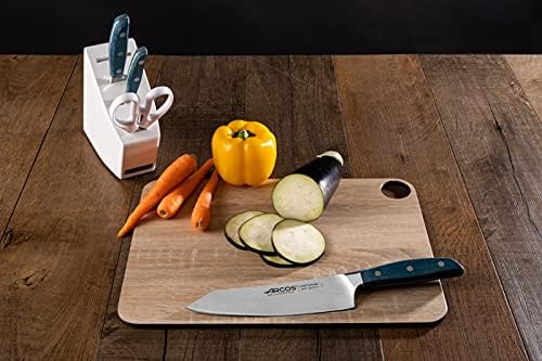 Forged Boning Knife in Nitrum Stainless Steel, Professional 6 Inch Butcher Knife for Removing Meat from Bones, Ergonomic Blue Handle, Brooklyn Series