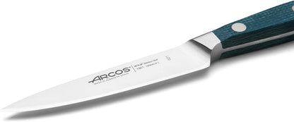 Forged Boning Knife in Nitrum Stainless Steel, Professional 6 Inch Butcher Knife for Removing Meat from Bones, Ergonomic Blue Handle, Brooklyn Series
