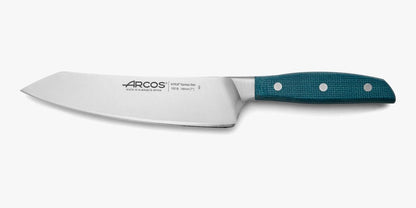 Forged Boning Knife in Nitrum Stainless Steel, Professional 6 Inch Butcher Knife for Removing Meat from Bones, Ergonomic Blue Handle, Brooklyn Series