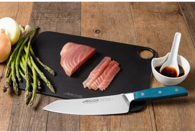 Forged Boning Knife in Nitrum Stainless Steel, Professional 6 Inch Butcher Knife for Removing Meat from Bones, Ergonomic Blue Handle, Brooklyn Series