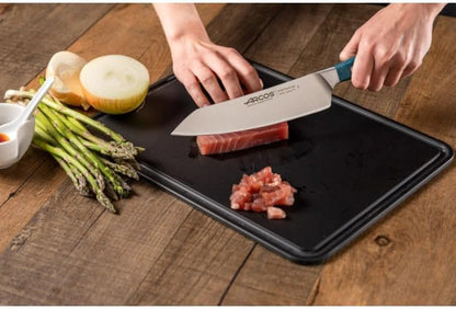 Forged Boning Knife in Nitrum Stainless Steel, Professional 6 Inch Butcher Knife for Removing Meat from Bones, Ergonomic Blue Handle, Brooklyn Series