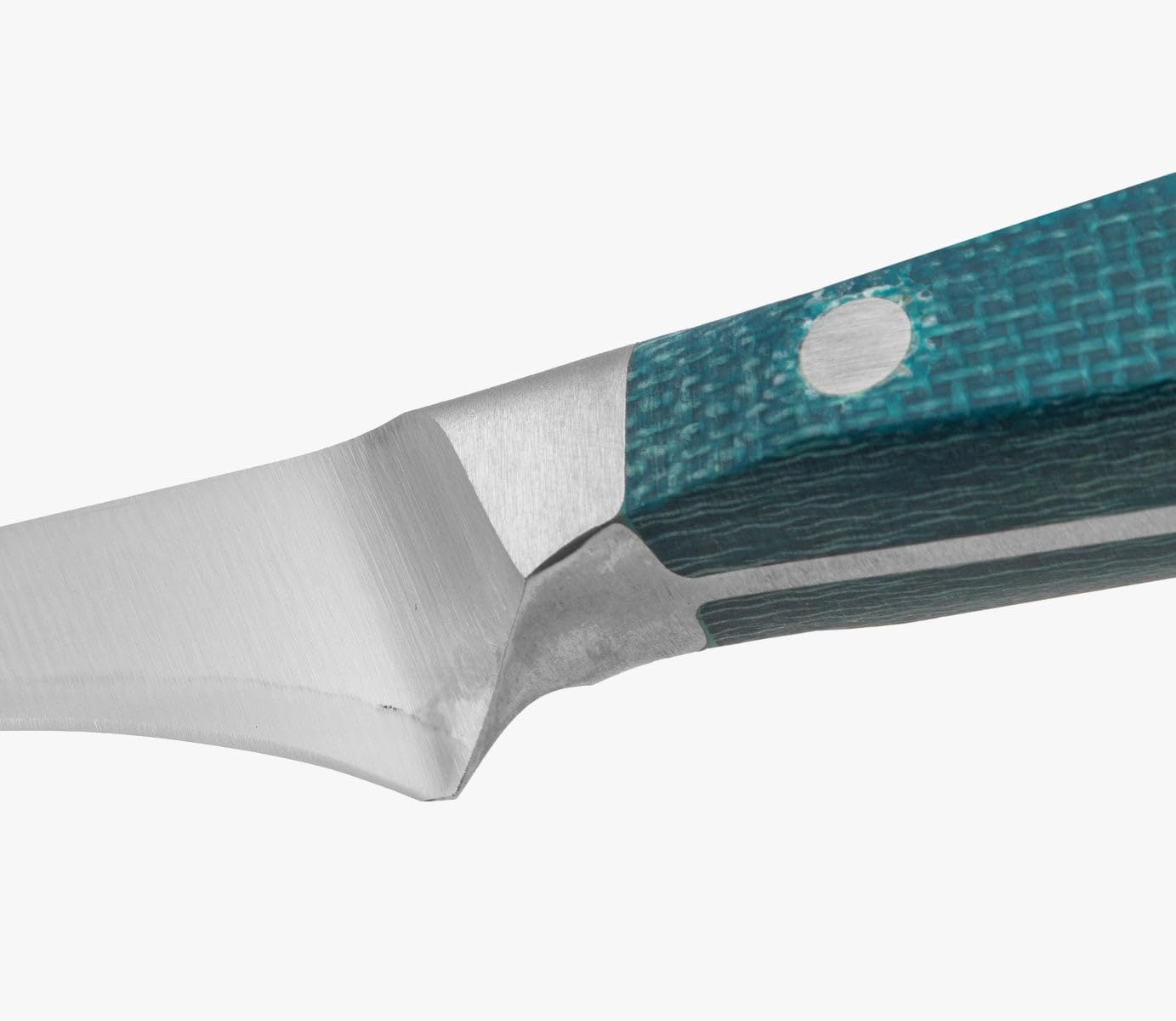 Forged Boning Knife in Nitrum Stainless Steel, Professional 6 Inch Butcher Knife for Removing Meat from Bones, Ergonomic Blue Handle, Brooklyn Series