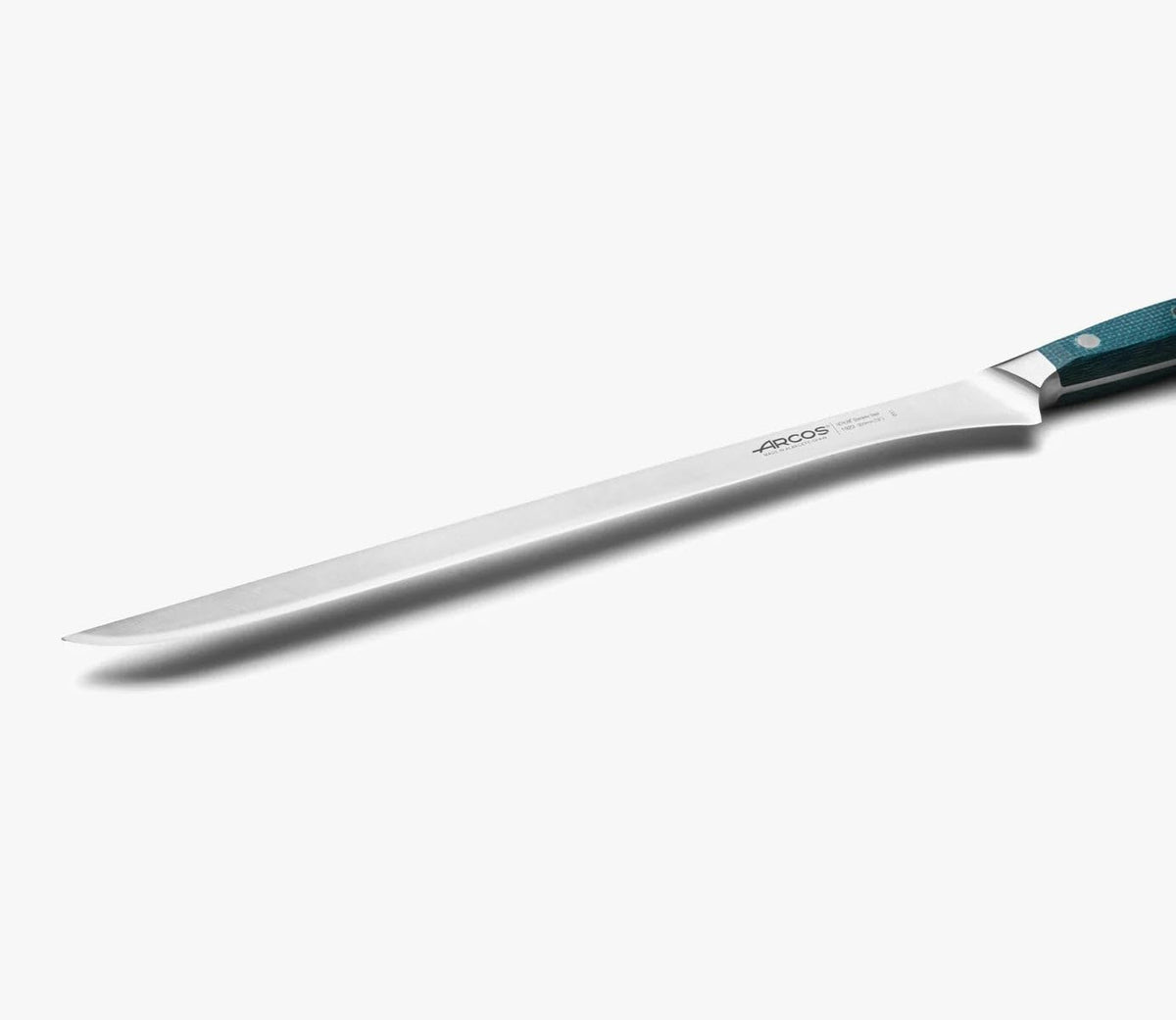 Forged Boning Knife in Nitrum Stainless Steel, Professional 6 Inch Butcher Knife for Removing Meat from Bones, Ergonomic Blue Handle, Brooklyn Series
