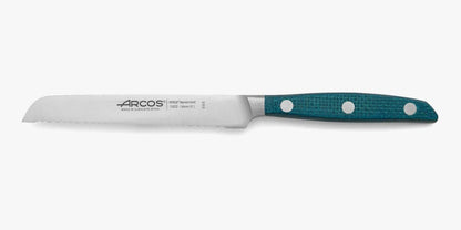 Forged Boning Knife in Nitrum Stainless Steel, Professional 6 Inch Butcher Knife for Removing Meat from Bones, Ergonomic Blue Handle, Brooklyn Series