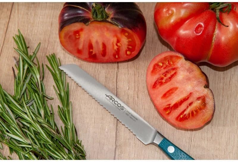 Forged Boning Knife in Nitrum Stainless Steel, Professional 6 Inch Butcher Knife for Removing Meat from Bones, Ergonomic Blue Handle, Brooklyn Series