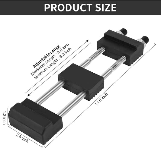 Stainless Steel Whetstone Holder, Non-Slip, Fits 6-8.5 in Stones