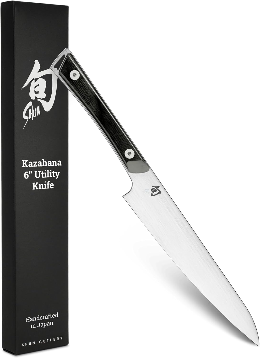 Kazahana 6" Utility Knife | Handcrafted Japanese Kitchen Knife, AUS10A Stainless Steel Blade, Pakkawood Handle